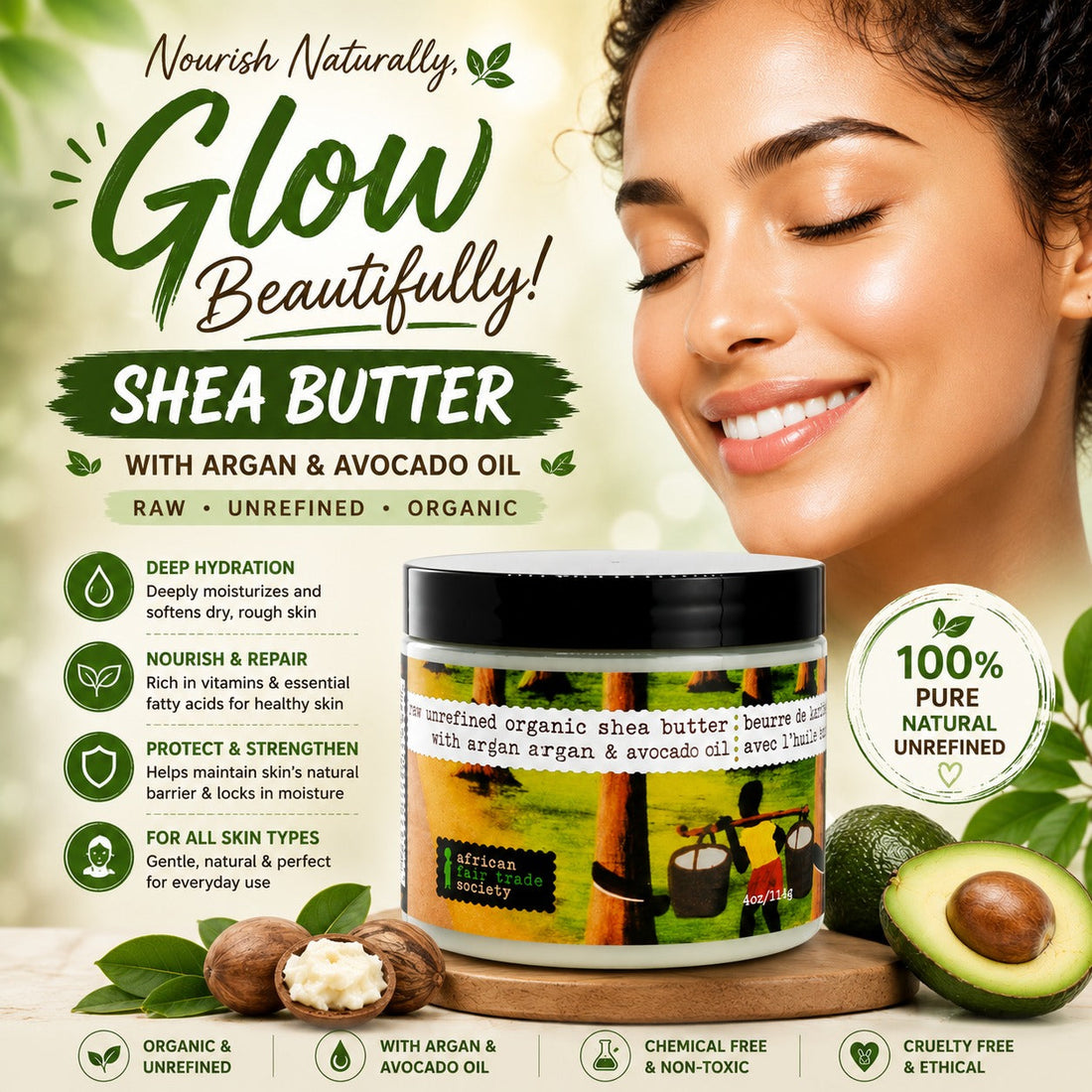 Shea butter and skincare