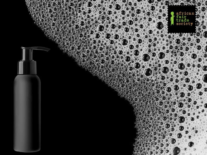 liquid black soap with shea butter 