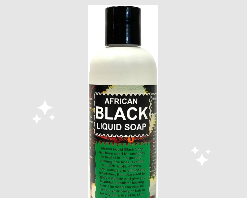 Black lequid soap