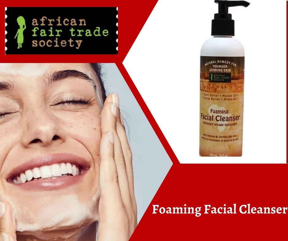 Shea Butter Foaming Facial Cleanser - The Secret of a Glowing Face!