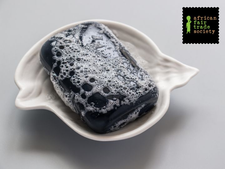 black shea butter soap