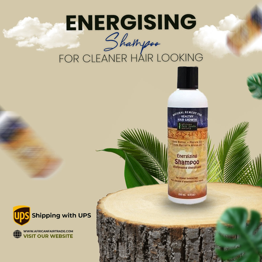 energising shampoo for cleaner hair