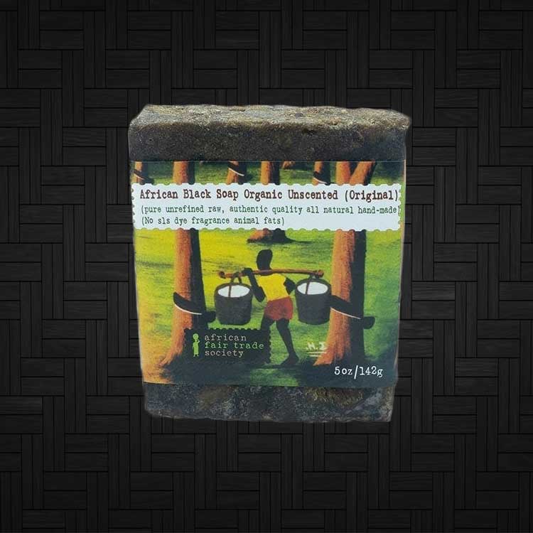 Raw African Black Soap