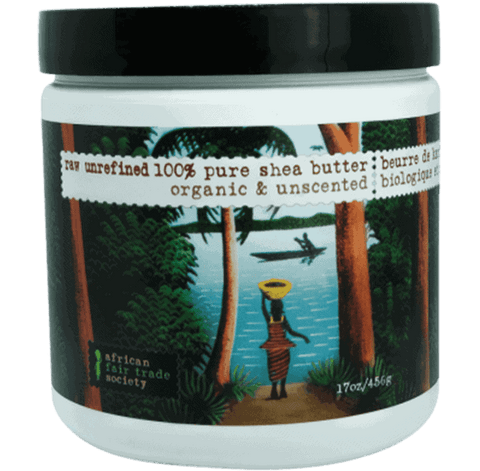 Large 100% pure raw unrefined organic shea butter unscented 17oz / 456 grams size-sk-1666