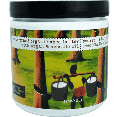 Organic Shea Butter with Argan & Avocado Oil